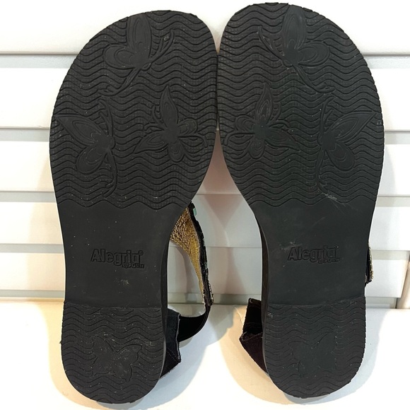 Womens Alegria Zan Choco size 37 Boho Beaded Gladiator Thong Sandals - Picture 6 of 9